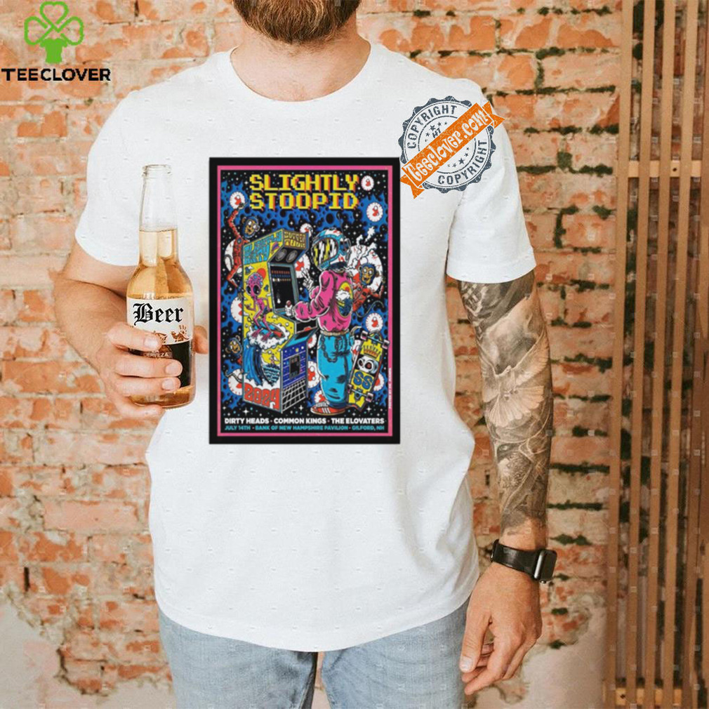 Slightly Stoopid July 14 2024 BankNH Pavilion in Gilford NH Poster Shirt Slightly Stoopid July 14 2024 BankNH Pavilion in Gilford NH Poster Shirt