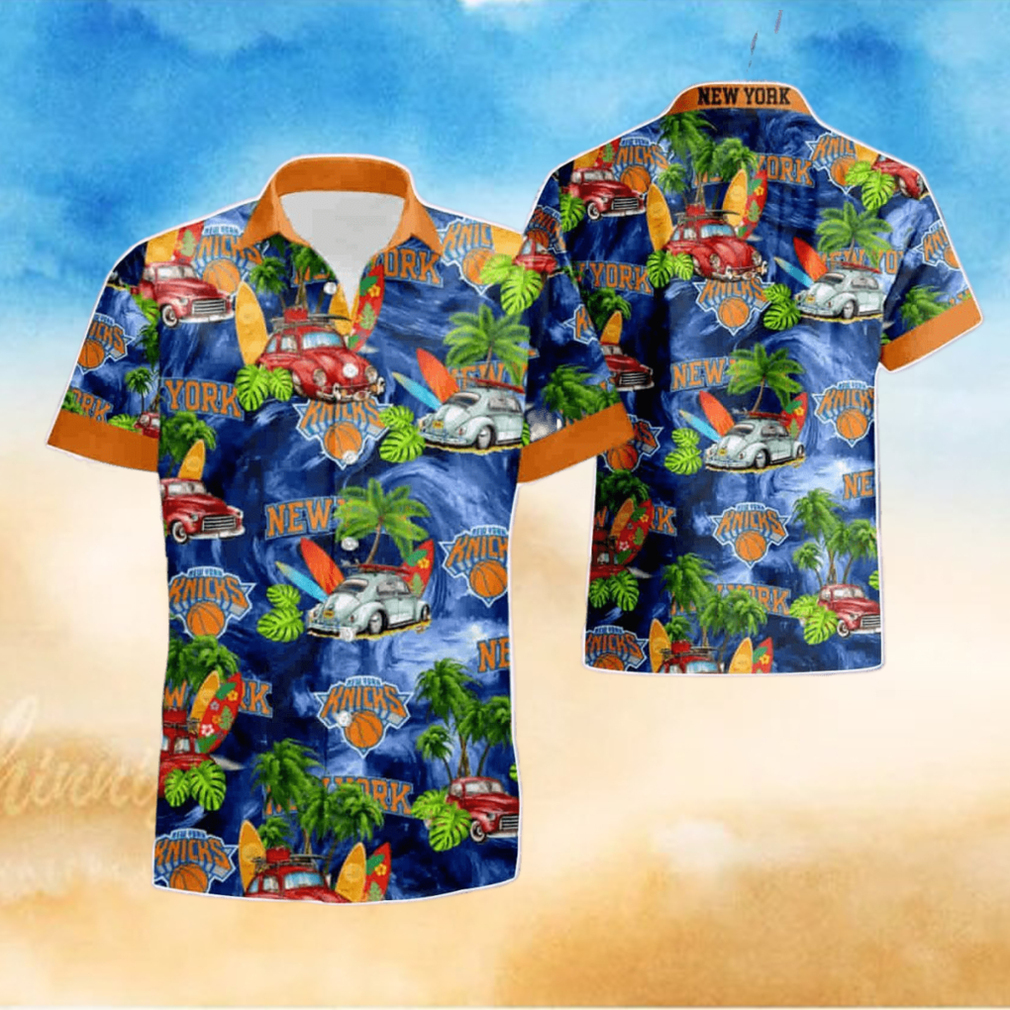 Slim Fit Body New York Knicks Hawaiian Shirt Slim Fit Body New York Knicks Hawaiian Shirt