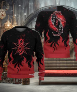 SlipKnot Goat Satan Rock Band Christmas Sweater Chirstmas Gifts 2024 Xmas For Family And Friends Ugly Sweater