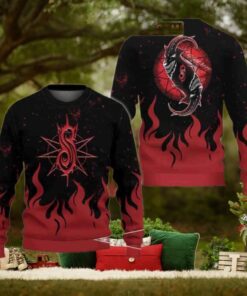 SlipKnot Goat Satan Rock Band Christmas Sweater Chirstmas Gifts 2024 Xmas For Family And Friends Ugly Sweater