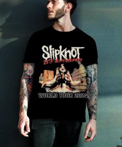 Slipknot 25th Anniversary Here Come The Pain Word Tour 2024 T Shirt
