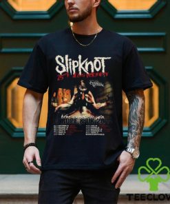 Slipknot Europe And UK 2024 25th Anniversary With Bleed From Within Here Come The Pain Schedule Lists T Shirt 2 Slipknot Europe And UK 2024 25th Anniversary With Bleed From Within Here Come The Pain Schedule Lists T Shirt