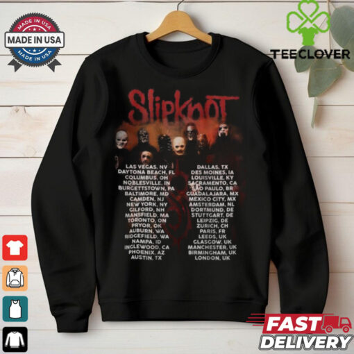 Slipknot Here Come The Pain Schedule Of Tour 2024  Shirt