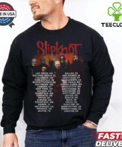 Slipknot Here Come The Pain Schedule Of Tour 2024 Shirt