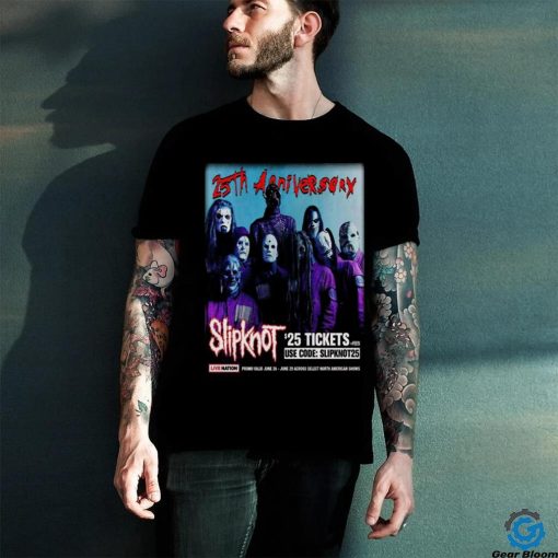Slipknot North American Shows The 25th Anniversary Album Slipknot On June 26 29th 2024 shirt