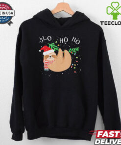Slo Ho Ho Merry Slothmas Sloth Christmas shirt