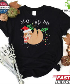 Slo Ho Ho Merry Slothmas Sloth Christmas shirt
