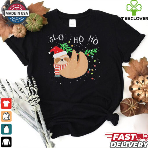 Slo Ho Ho Merry Slothmas Sloth Christmas shirt