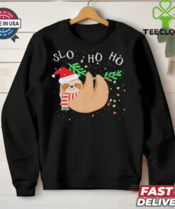Slo Ho Ho Merry Slothmas Sloth Christmas shirt