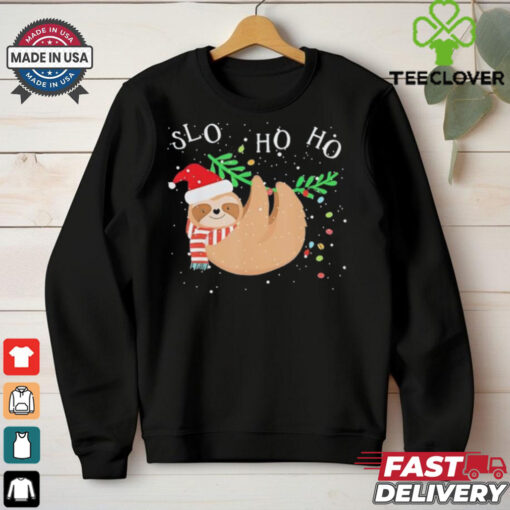 Slo Ho Ho Merry Slothmas Sloth Christmas shirt