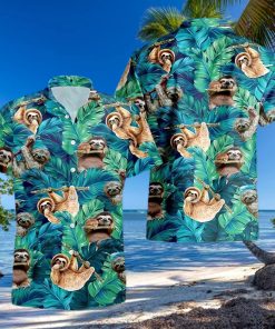 Sloth Cattle Hawaii Shirt Hawaiian Aloha Lover