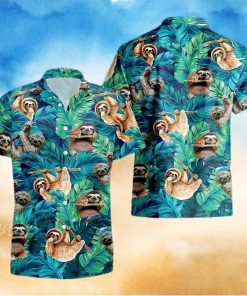 Sloth Cattle Hawaii Shirt Hawaiian Aloha Lover