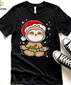 Sloth Christmas Tree Lights shirt