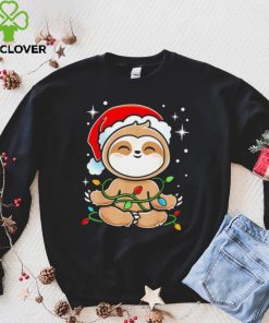 Sloth Christmas Tree Lights hoodie, sweater, longsleeve, shirt v-neck, t-shirt