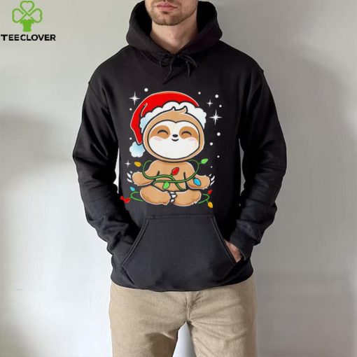 Sloth Christmas Tree Lights hoodie, sweater, longsleeve, shirt v-neck, t-shirt