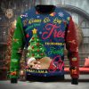 Skull Scary Ugly Christmas Sweater Thankgiving Gift Men Women