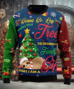 Sloth Gift Ugly Christmas Sweater Thankgiving Gift Men Women