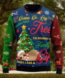 Sloth Gift Ugly Christmas Sweater Thankgiving Gift Men Women