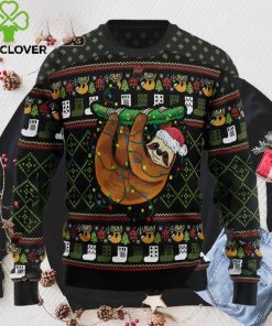 Sloth Light Ugly Christmas Sweater, Xmas Sweatshirt