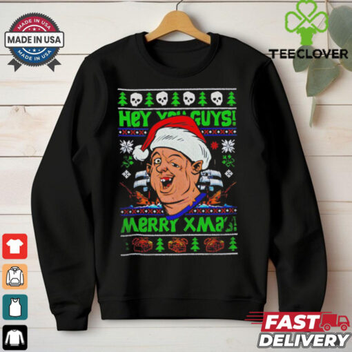 Sloth The Goonies hey you guys sweater Merry Xmas shirt