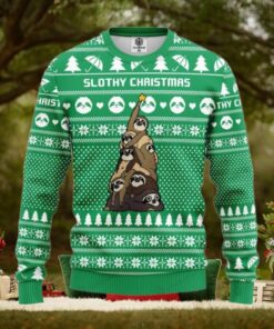 Sloth Tree Ugly Christmas Sweater