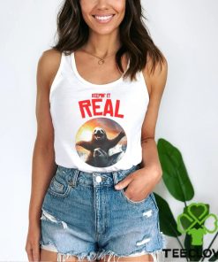 Sloth riding shark keepin’ it real shirt