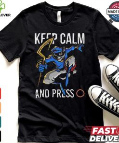 Sly cooper keep calm and press o shirt