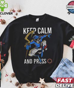 Sly cooper keep calm and press o shirt