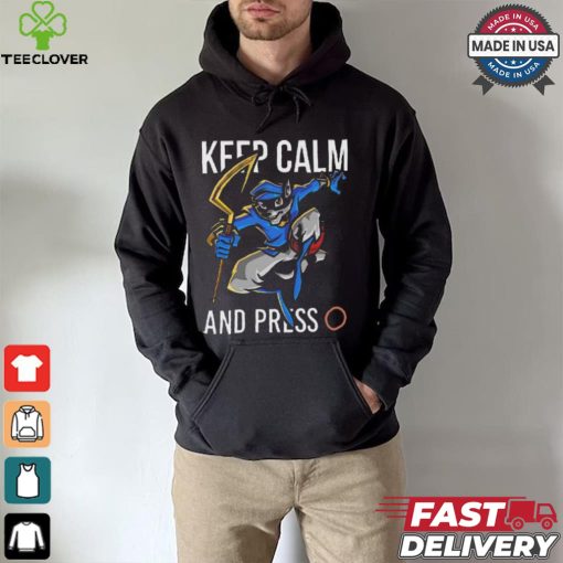Sly cooper keep calm and press o shirt