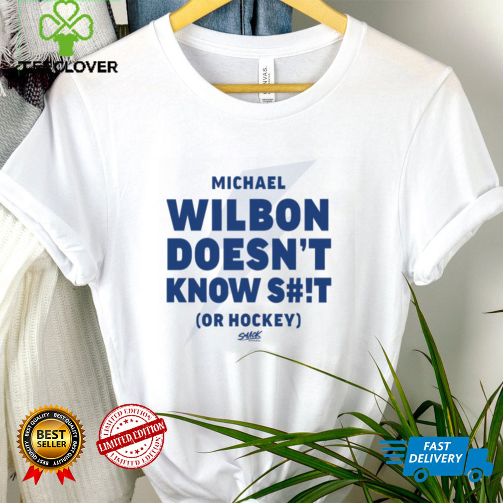 Smack Apparel Merch Wilbon Doesn’t Know Shit Or Hockey Shirt Smack Apparel Merch Wilbon Doesn’t Know Shit Or Hockey Shirt