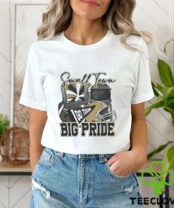 Small Town Big Pride Black and Vegas Gold Football Shirt