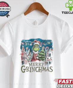 Small Town Christmas Merry Grichmas Retro Christmas Shirt