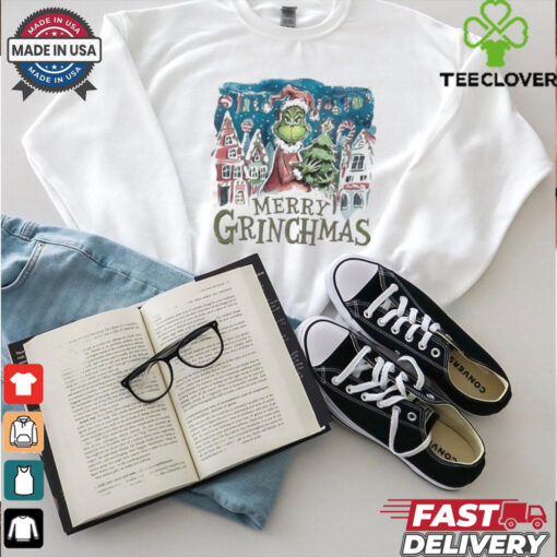 Small Town Christmas Merry Grichmas Retro Christmas Shirt