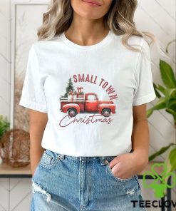 Small Town Red Truck Christmas T Shirt