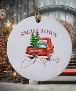 Small town Christmas ho ho ho ornament