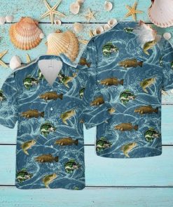 Smallmouth bass Fishing Hawaiian Shirt