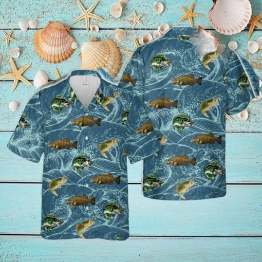 Smallmouth bass Fishing Hawaiian Shirt