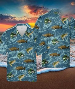 Smallmouth bass Fishing Hawaiian Shirt