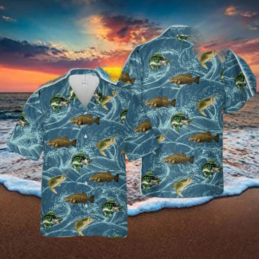 Smallmouth bass Fishing Hawaiian Shirt