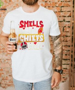 Smells like a Kansas City Chiefs win helmet hoodie, sweater, longsleeve, shirt v-neck, t-shirt