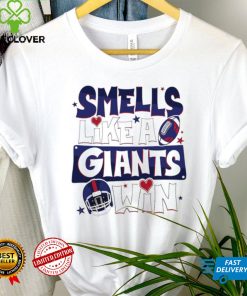 Smells like a New York Giants win helmet hoodie, sweater, longsleeve, shirt v-neck, t-shirt