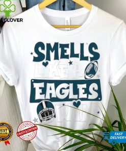 Smells like a Philadelphia Eagles win helmet hoodie, sweater, longsleeve, shirt v-neck, t-shirt