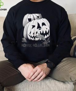 Smilemoretees Evil Pumpkin Eating Hand Halloween Shirt
