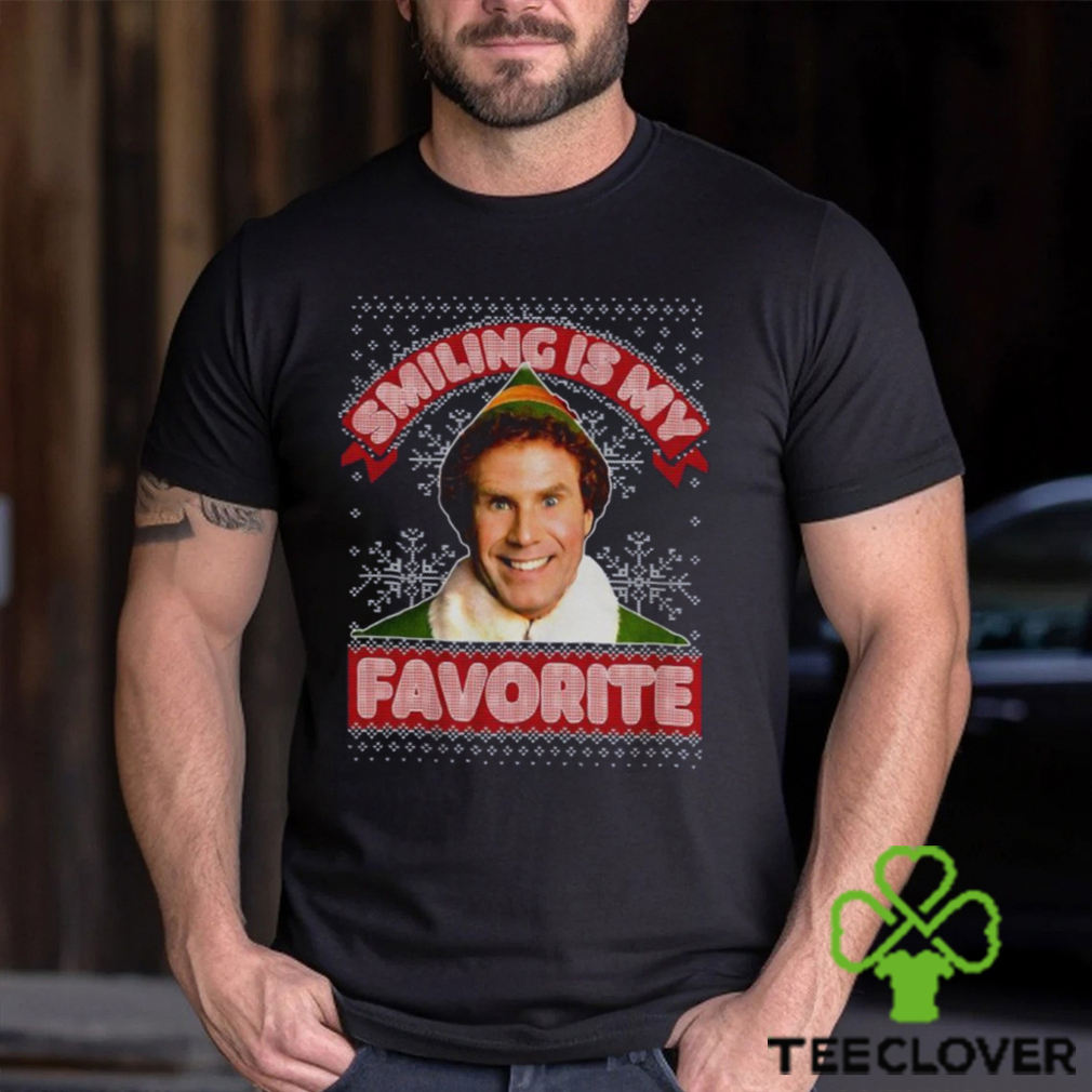 Smiling My Favorite Hoodie Buddy Santa Sweater Movie Sweatshirt T Shirt Smiling My Favorite Hoodie Buddy Santa Sweater Movie Sweatshirt T Shirt