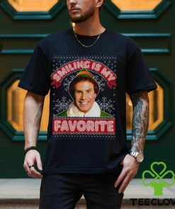 Smiling My Favorite Hoodie Buddy Santa Sweater Movie Sweatshirt T Shirt