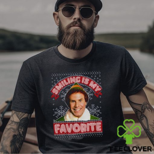 Smiling My Favorite Hoodie Buddy Santa Sweater Movie Sweatshirt T Shirt