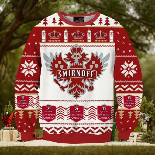 Smirnoff Vodka 3D Printed Christmas Sweater