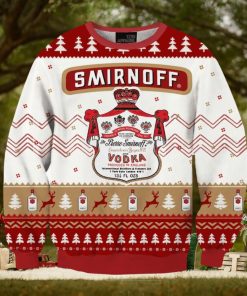 Smirnoff Vodka Drink 3D Printed Christmas Sweater