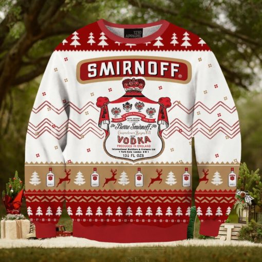 Smirnoff Vodka Drink 3D Printed Christmas Sweater