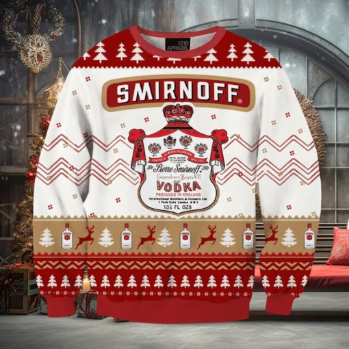 Smirnoff Vodka Drink 3D Printed Christmas Sweater